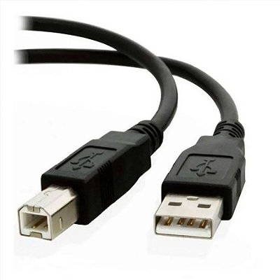 Cabo Para Impressora Am/bm 2 Metros Adaptador Usb