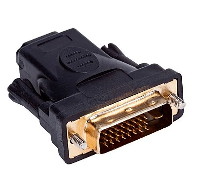 Adaptador Dvi para HDMI Fêmea 24+1 Banhado