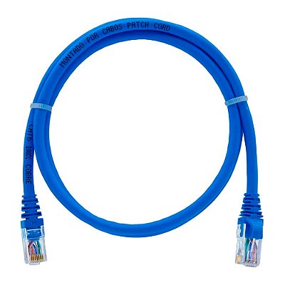 Cabo De Rede 1 Metro Montado Fio Internet Lan RJ45 Roteador Modem