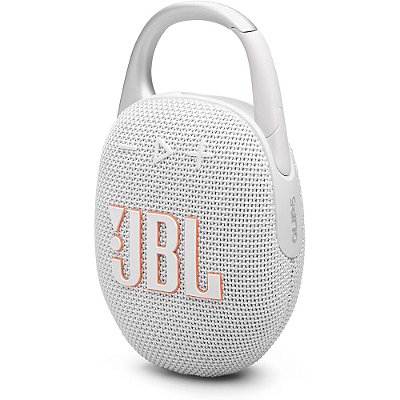 Caixa De Som Portátil Bluetooth JBL Clip 5 - Branca
