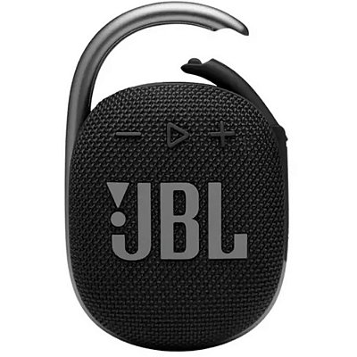 Caixa De Som Portátil Bluetooth JBL Clip 4 - Preta
