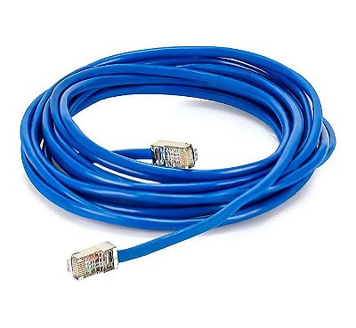 Cabo De Rede 5 Metros Montado Fio Internet Lan RJ45 Roteador Modem