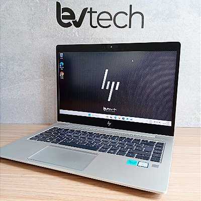 Notebook HP Elitebook 840 G5 - Intel i5 VPro - 8ª Ger. - 8Gb Ram - 256Gb SSD - Tela 14” - Windows 11