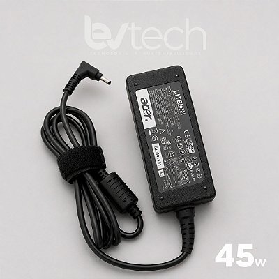 Carregador Notebook Acer Aspire 5 - 19V - 45W - 2.37a - Plug 3.0x1.0mm