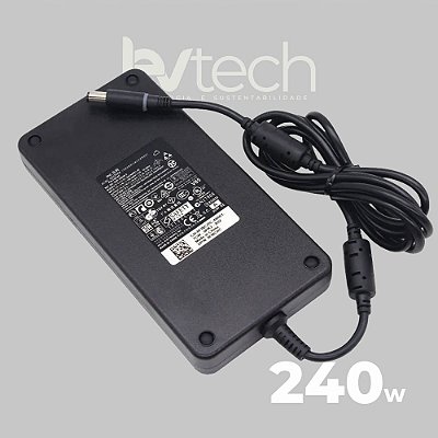 Carregador Notebook Dell - 19.5v - 12.3a- 240w - Plug: 7.4x5.0 mm