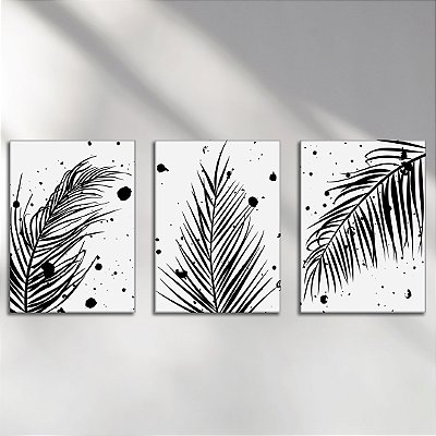 Kit com 3 Placas Decorativas Vinílico Sem Moldura Estampa Pinturas Paris -  Loja de Decoração - FF Decor