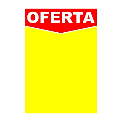 Placa de Oferta Cartaz 20x30 (10 unidades)