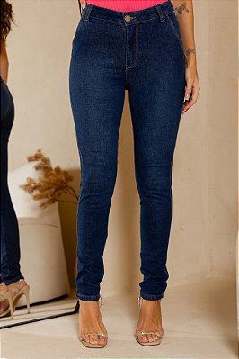 Calça Jeans Skinny Com Bolso Embutido Revanche