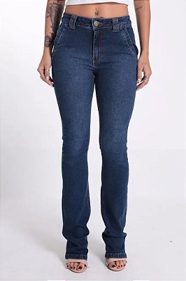 Calça Jeans Flare Bolso Faca Feminino Revanche