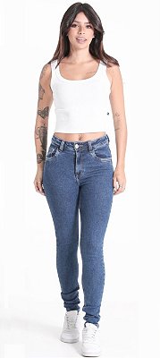 Calça Jeans Skinny Barra Normal Revanche Feminina