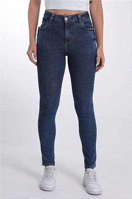 Calça Skinny Jeans Detalhe Zíper Revanche
