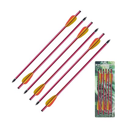 Kit 6 Setas de Aluminio 20" - Rosqueavel P/ Balestra/Besta