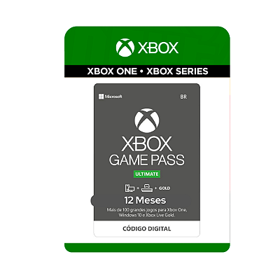 Xbox Gamepass Ultimate 1 Mês - Código De 25 Dígitos em Promoção na