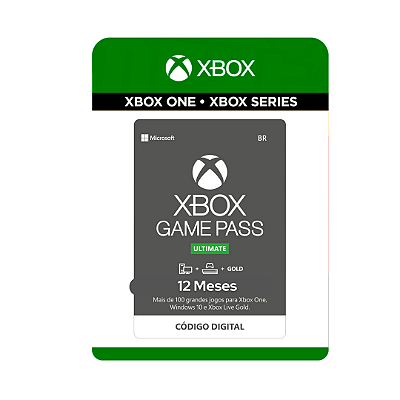 Xbox Game Pass Ultimate 1 Mês Código De 25 Dígitos - Desconto no Preço