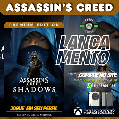 Assassin's Creed Shadows Premium Edition Xbox Series - Mídia Digital
