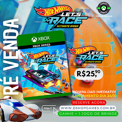 Hotwheels Let's Race Xbox Series S/X Mídia Digital