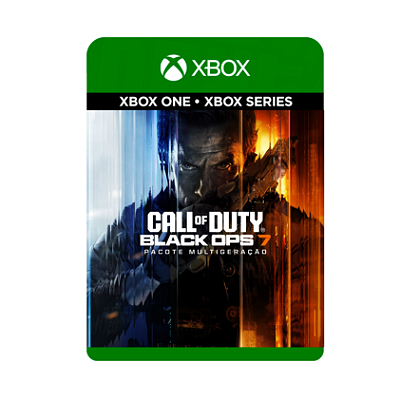 Capa do jogo Call of Duty: Black Ops 7 — Xbox One & Series S/X — lançamento Xbox