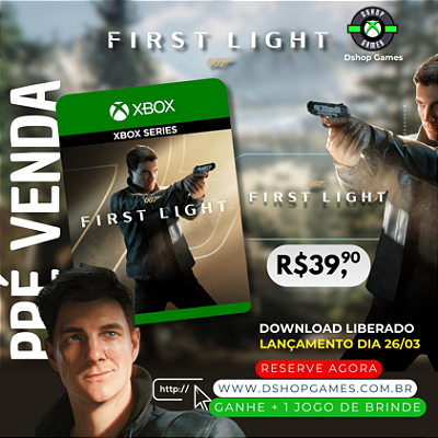 007 First Light - Xbox Series S/X Mídia Digital