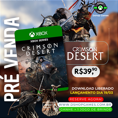Crimson Desert - Xbox Series S/X Mídia Digital