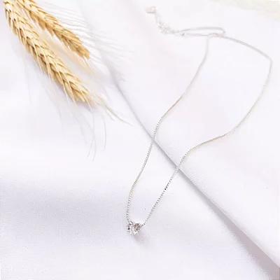 Colar Ponto de luz coração