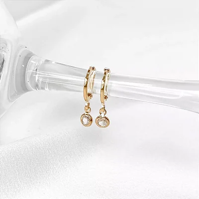 Argolinhas Ponto de Luz - Douradas