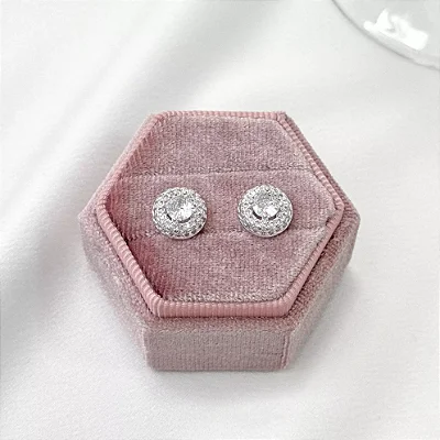 Brincos Círculo Cristal