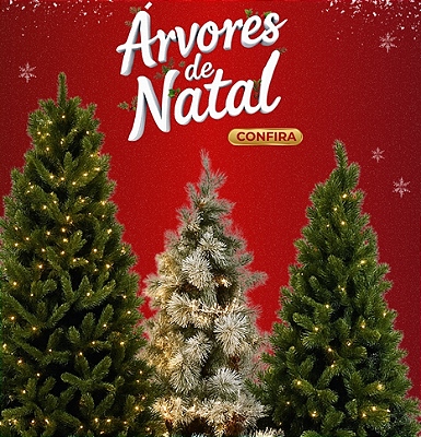 Mini Banner Embalagens Arvores de Natal