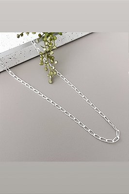 Colar Corrente Masculina Grumet Alongada 60cm