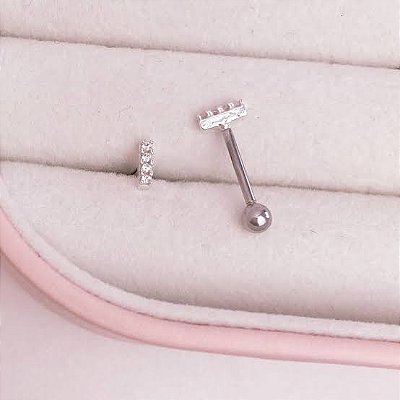 Piercing Pino Cravejado