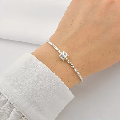 Berloque Separador Tambor Cravejado