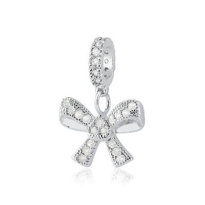 Berloque Laço Cravejado