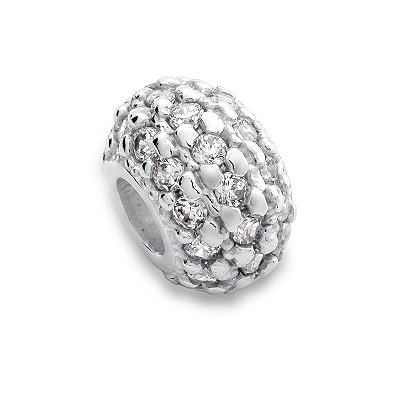 Berloque Separador Luxo Cravejado