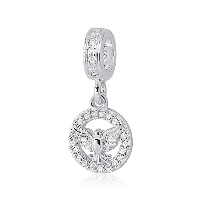 Berloque Divino Espírito Santo Cravejado