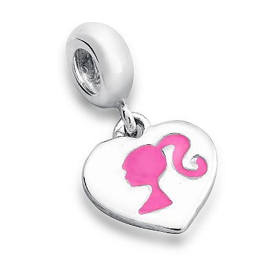 Berloque Coração Barbie