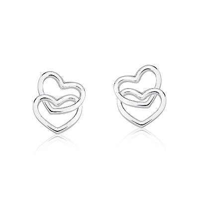 Brinco Dois Corações