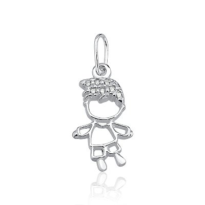 Pingente Menino Topete