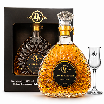 Cachaça Don Fernandes + Taça Alambic