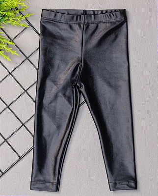 Legging para Bebê Preto Cirrê