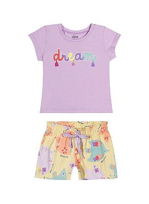 Conjunto Menina Blusa e Short Dream - Elian