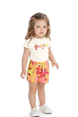 Conjunto Menina Blusa e Short Dream - Elian