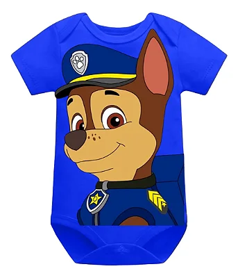 Body Bebê Chaise Patrulha Canina