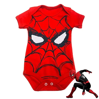 Body Bebê homem aranha