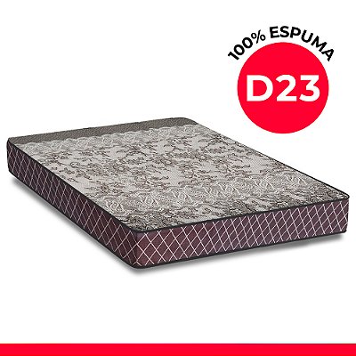 Colchão Casal Espuma D23 100% Espuma Certificada 138x188 Maestro