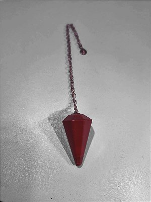 Pêndulo de Jaspe Vermelho