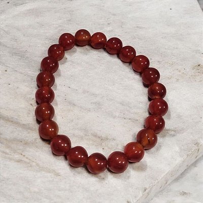 Pulseira de Ágata Cornalina