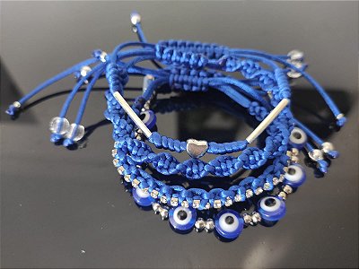 Conjunto Azul Olho Grego