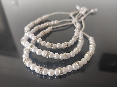 Branco Pérola com Strass