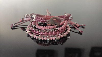 Conjunto Elefante Rosa