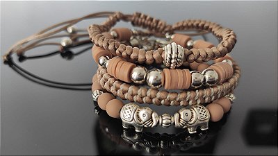 Conjunto Tibetano Bege