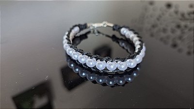 Pérolas em Couro